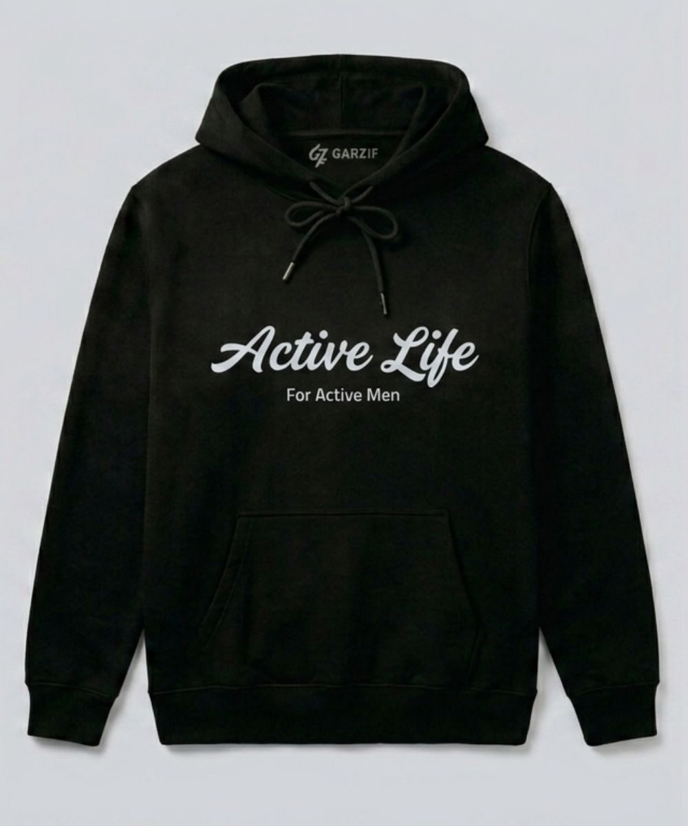 Active-Life-Black-Fleece-Hoodie